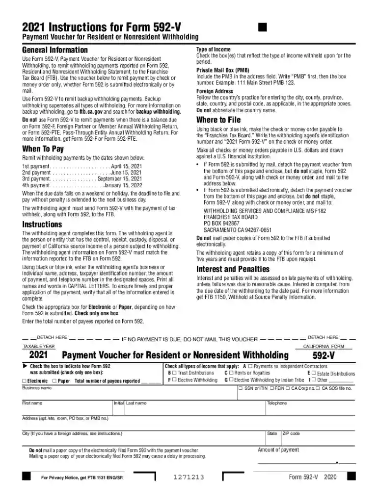 592 form Preview on Page 1