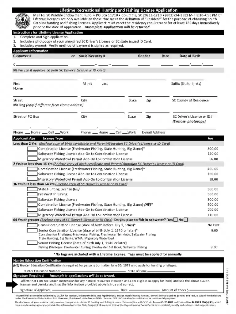 scdnr license lookup Preview on Page 1
