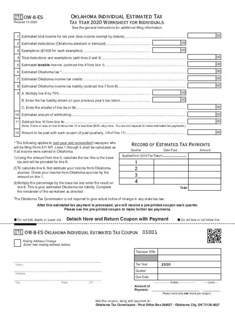 oklahoma estimated tax payments Preview on Page 1