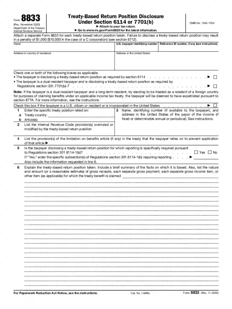 turbotax 8833 Preview on Page 1