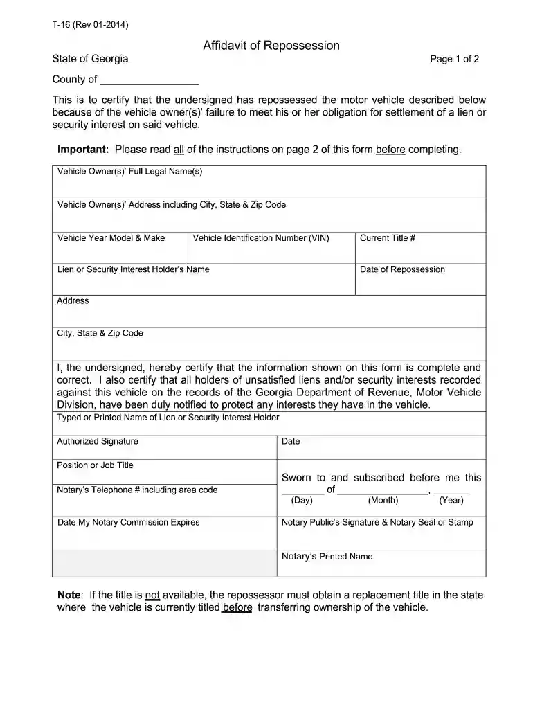 repo order form Preview on Page 1