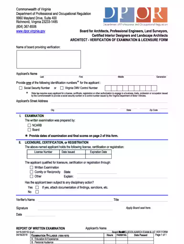 va 0401elv Preview on Page 1