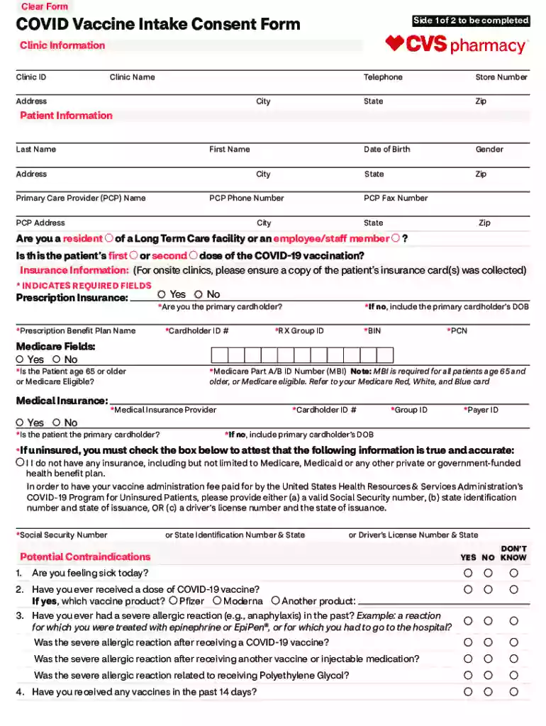 covid 19 consent form Preview on Page 1