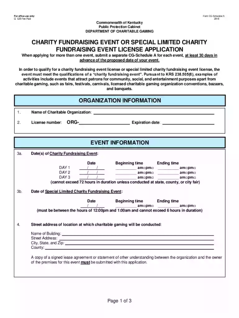 Form CG-Schedule A Preview on Page 1