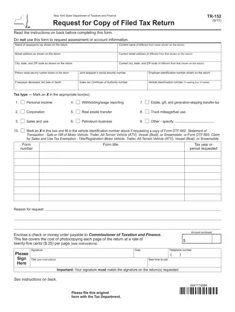 nys form tr 960 Preview on Page 1