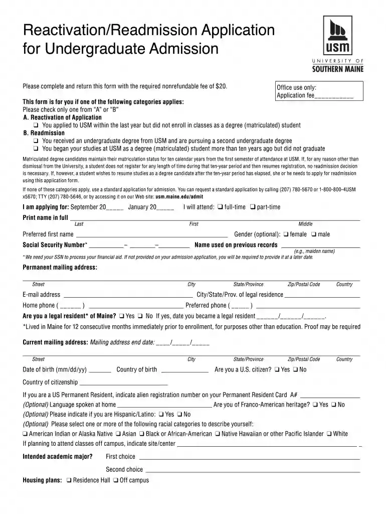 usm readmission Preview on Page 1