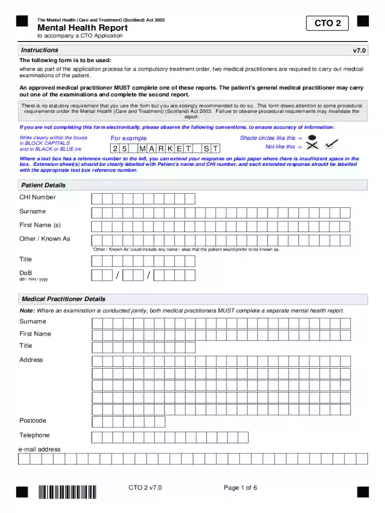 cto 2 form Preview on Page 1