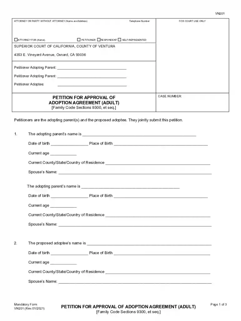 post adoption contact agreement sample Preview on Page 1