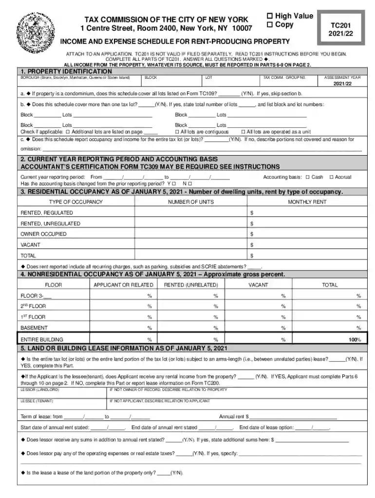 tc 201 fillable Preview on Page 1