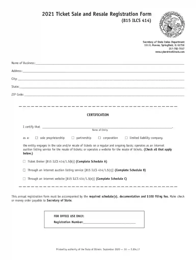 resale license illinois Preview on Page 1