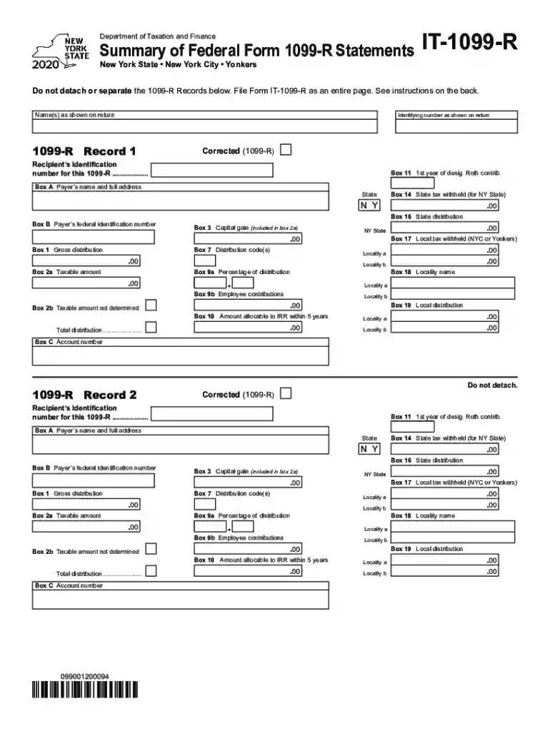 2020 ny 1099 Preview on Page 1