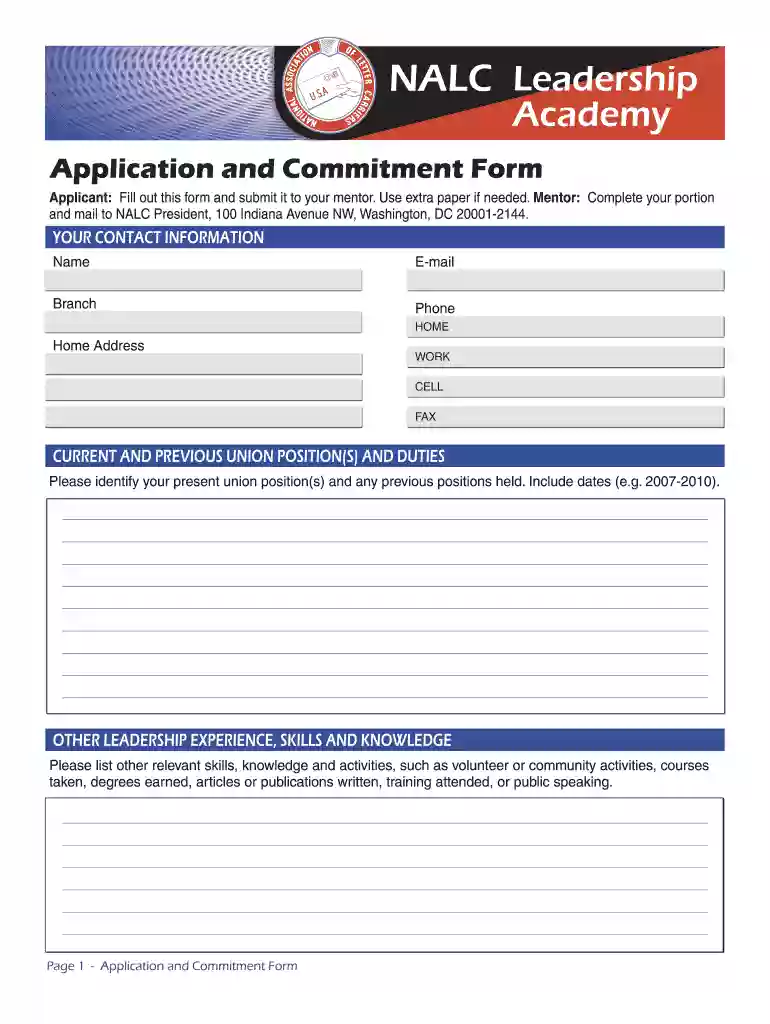 nalc leadership academy Preview on Page 1