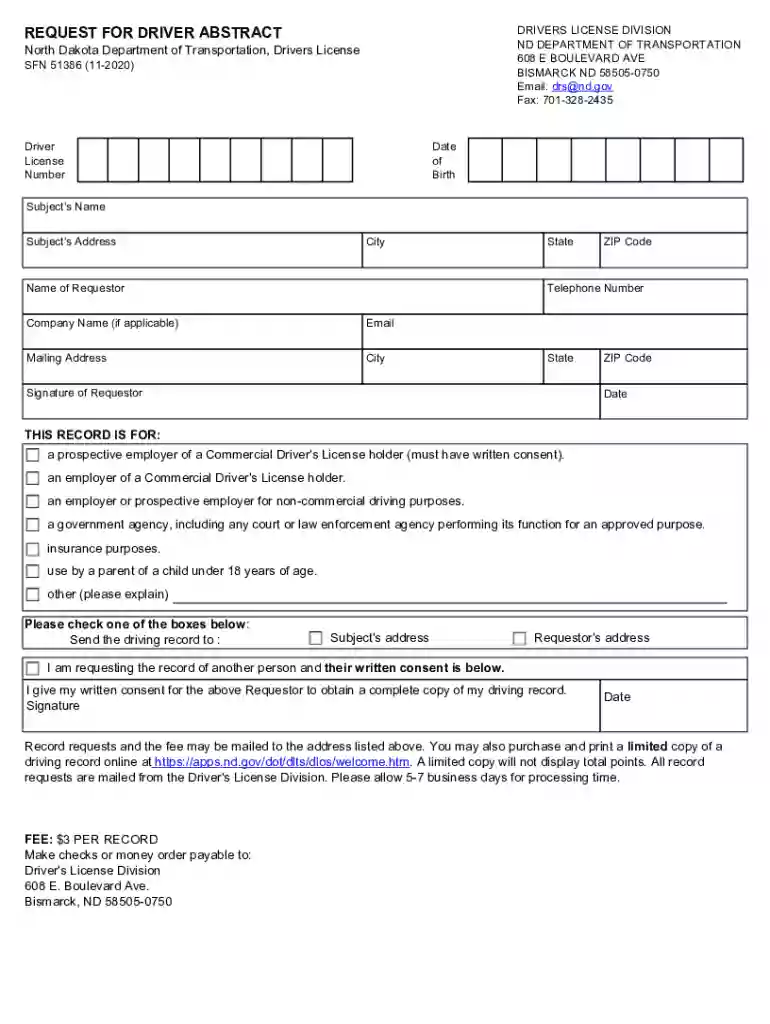 north dakota request for Preview on Page 1