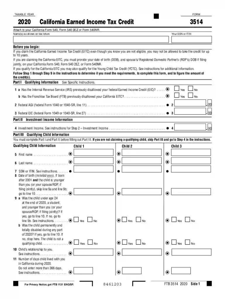 eic worksheet 2023 Preview on Page 1