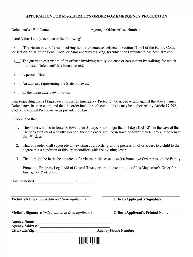 emergency detention order example Preview on Page 1