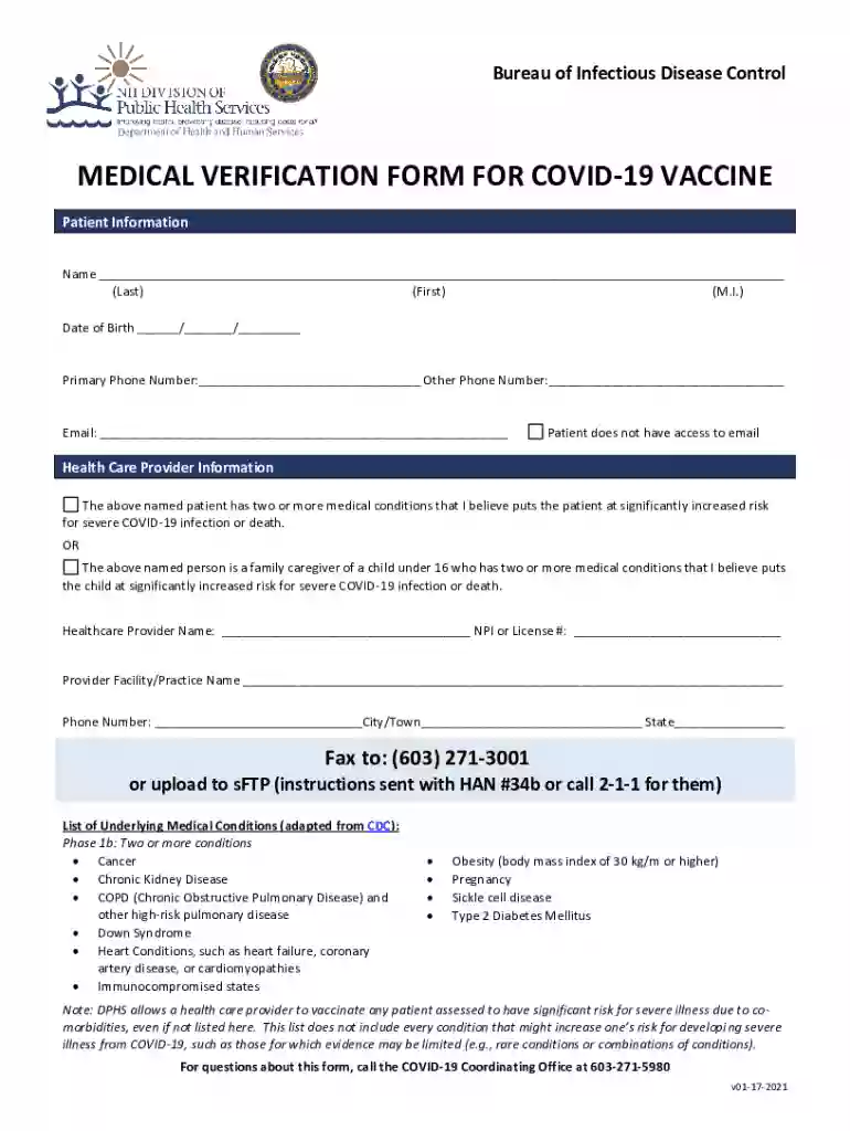 nh religious exemption form Preview on Page 1