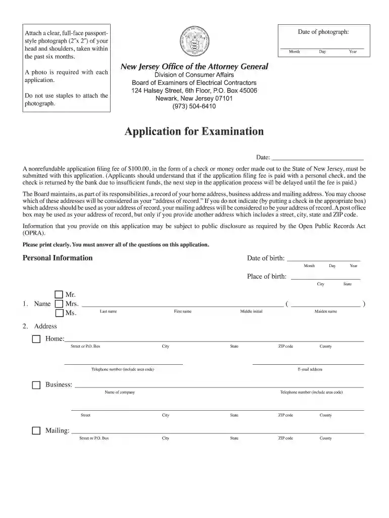 civil service exam nj application 2024 pdf Preview on Page 1