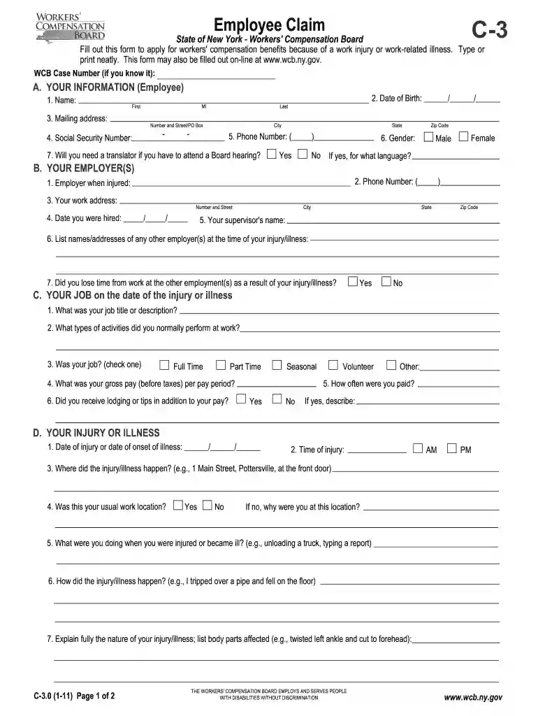 form c3 Preview on Page 1