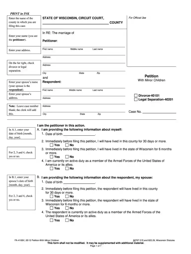 fa 4108v pdf form Preview on Page 1