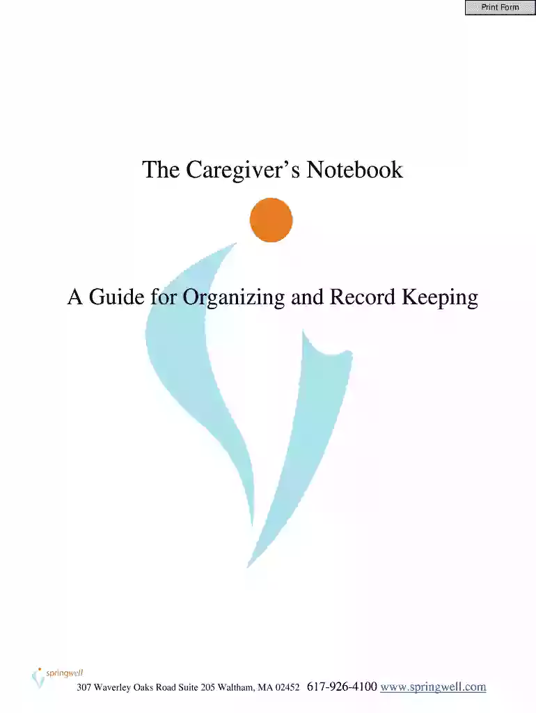 caregiver documentation sample Preview on Page 1