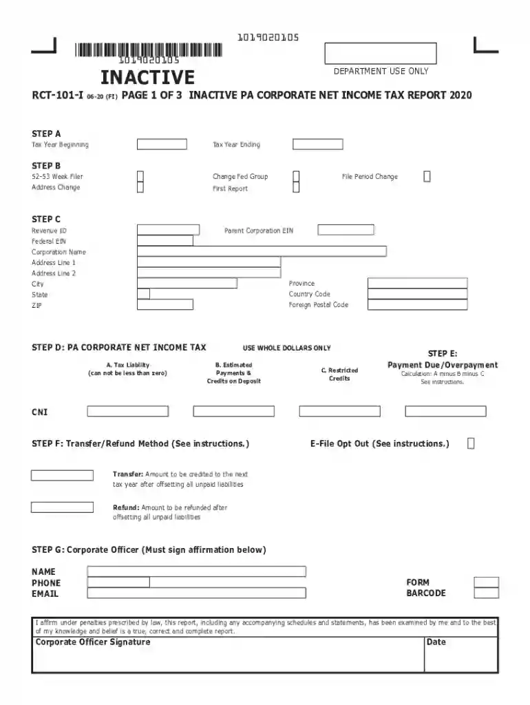 rct 101 instructions 2024 Preview on Page 1