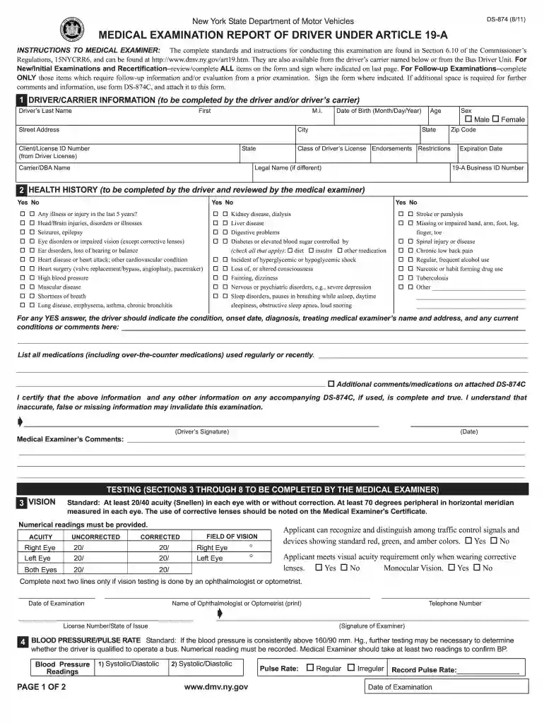 ds 449 form Preview on Page 1
