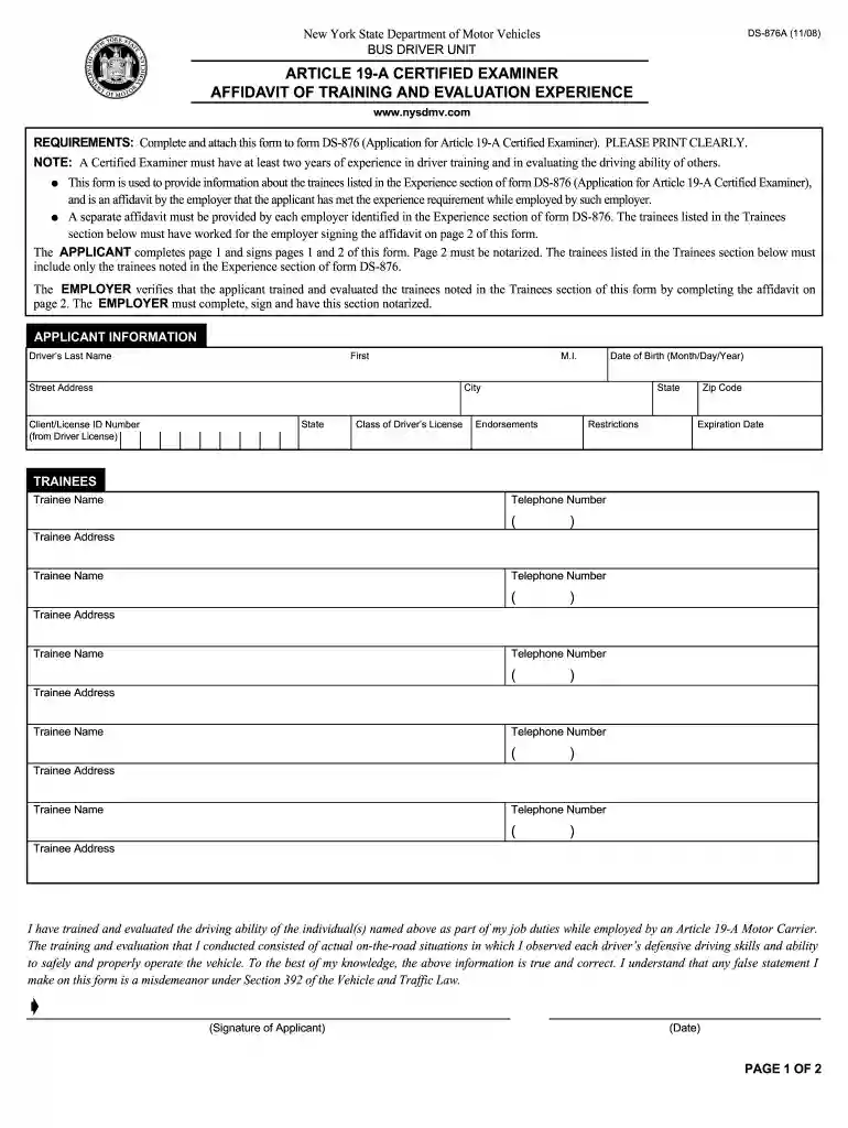 nys sex offender change of address form Preview on Page 1