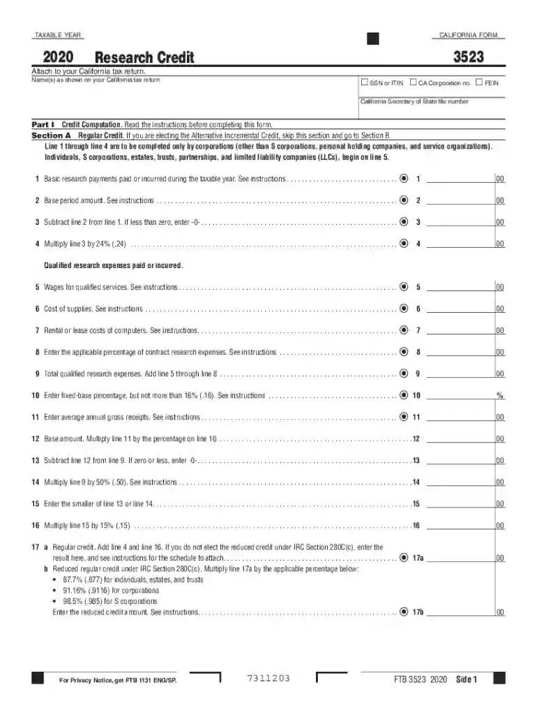 form 3523 Preview on Page 1