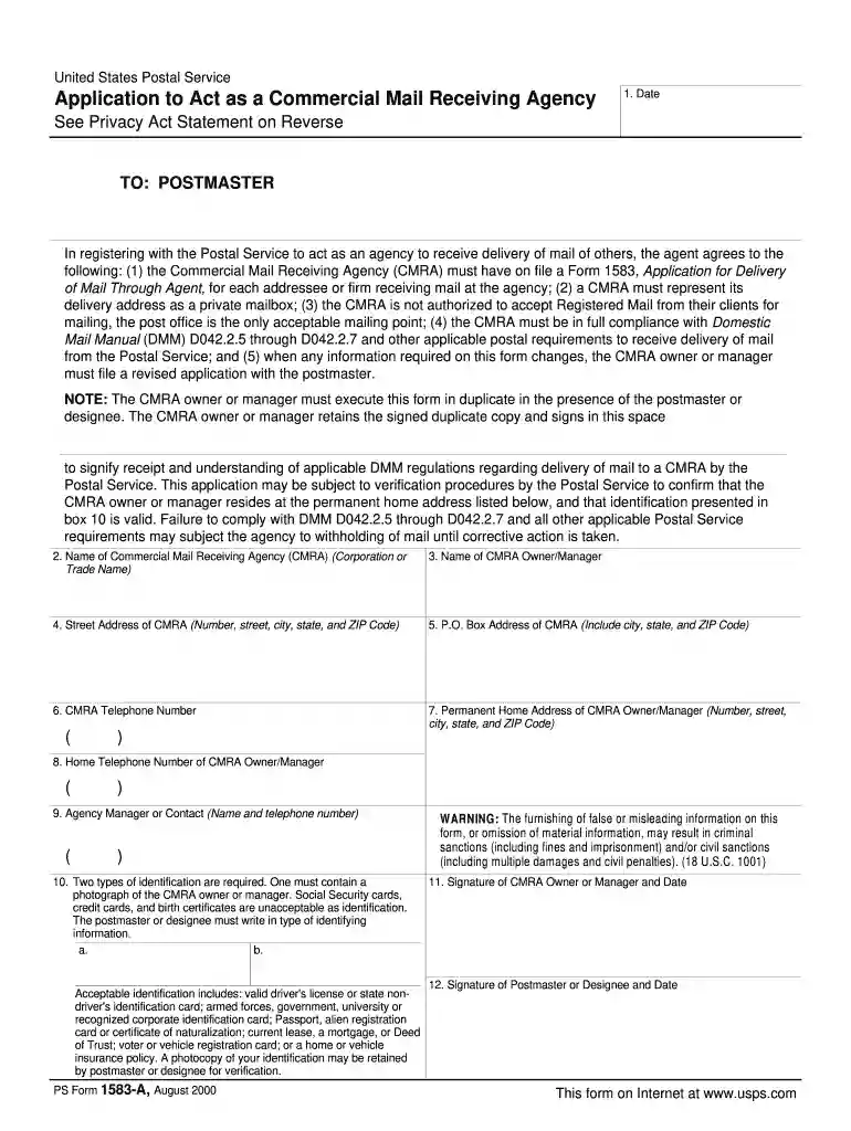 1583a form Preview on Page 1