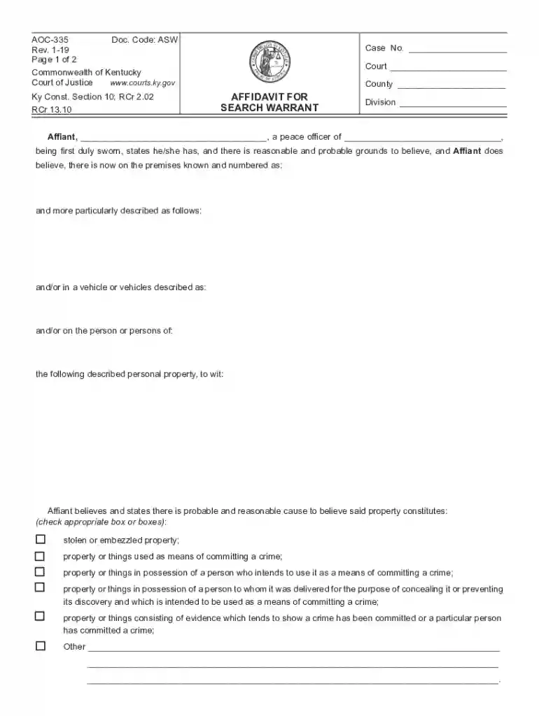 ky gov warrants Preview on Page 1