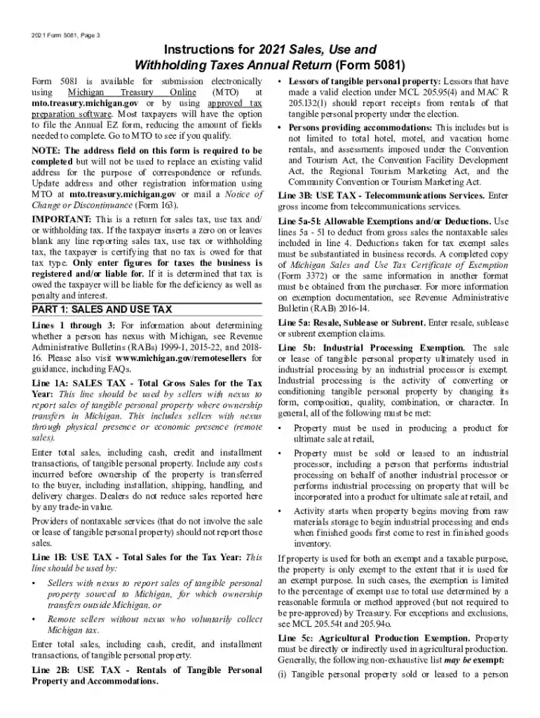 form 5081 Preview on Page 1