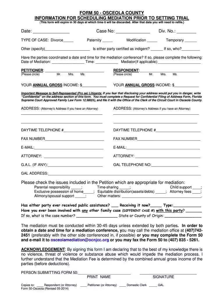 osceola county mediation Preview on Page 1