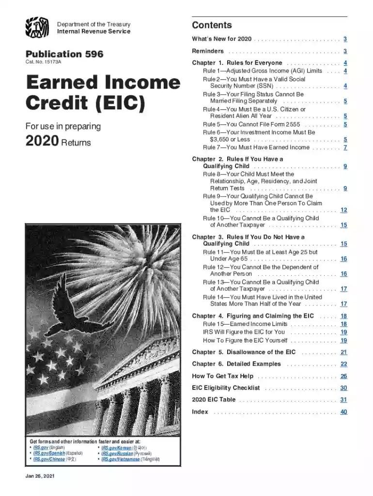 eic refund table 2020 Preview on Page 1