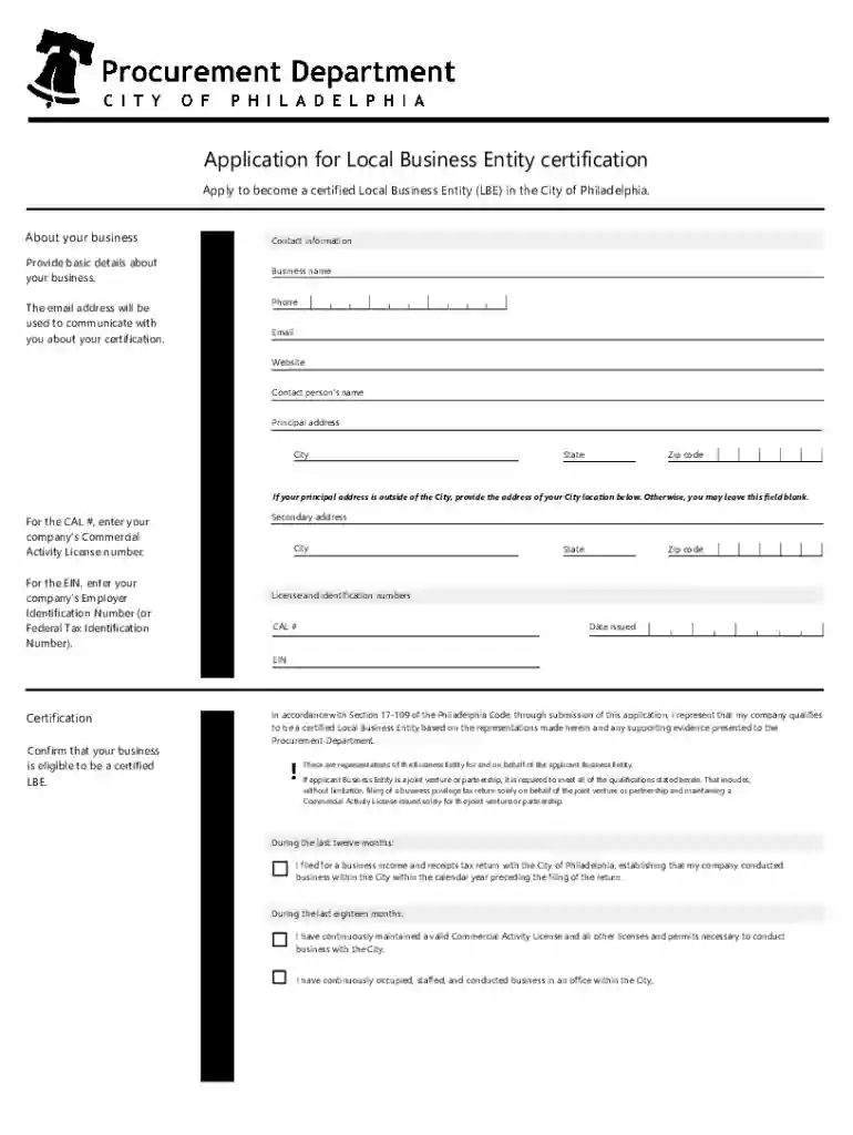 Local preferenceProcurement DepartmentCity of Preview on Page 1