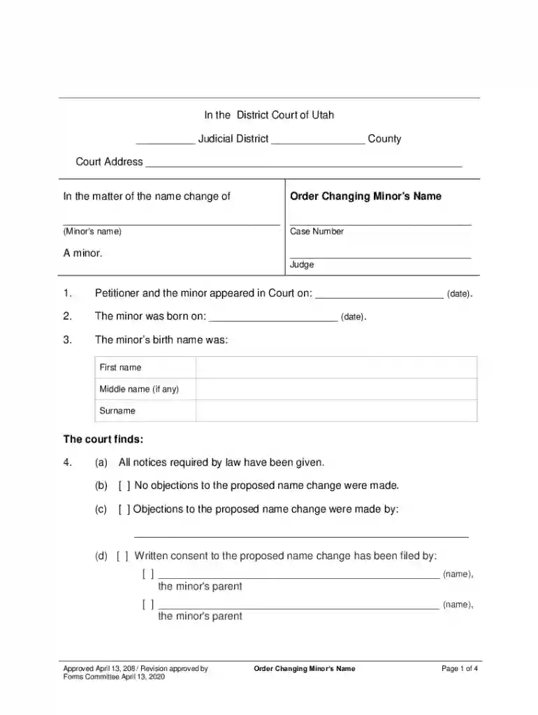 utah name change Preview on Page 1