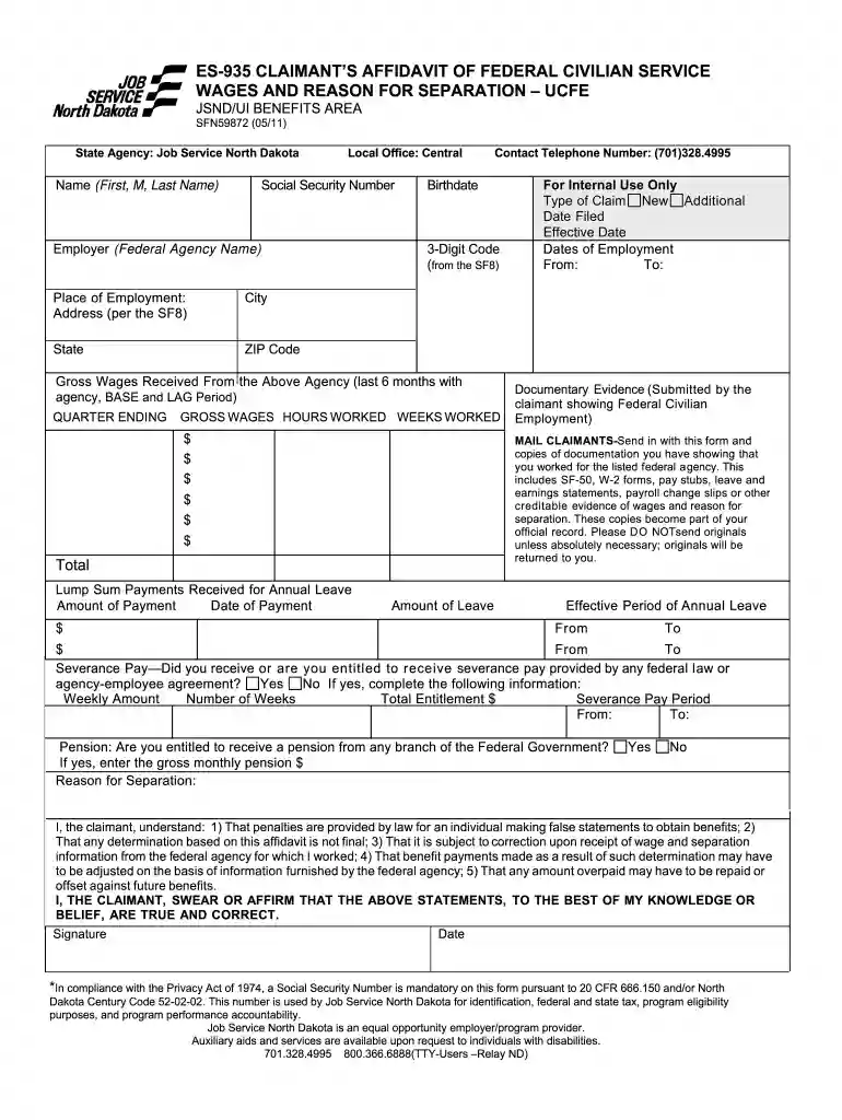 es 935 form Preview on Page 1