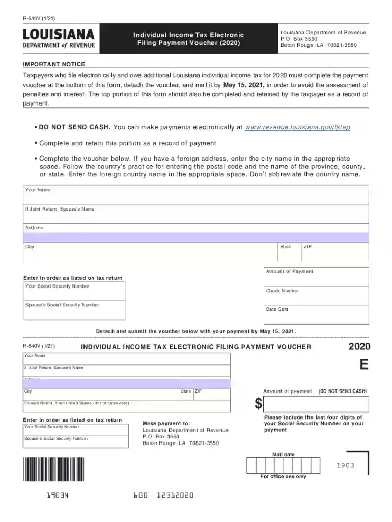 2020 louisiana income tax Preview on Page 1