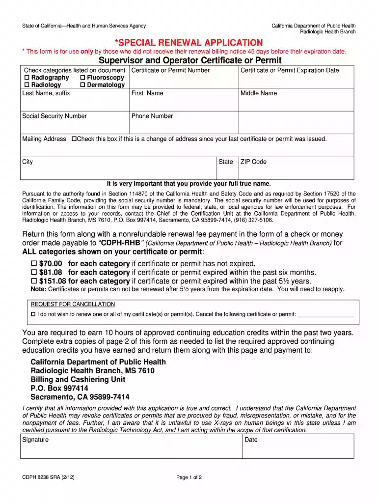 california fluoroscopy license for physicians Preview on Page 1