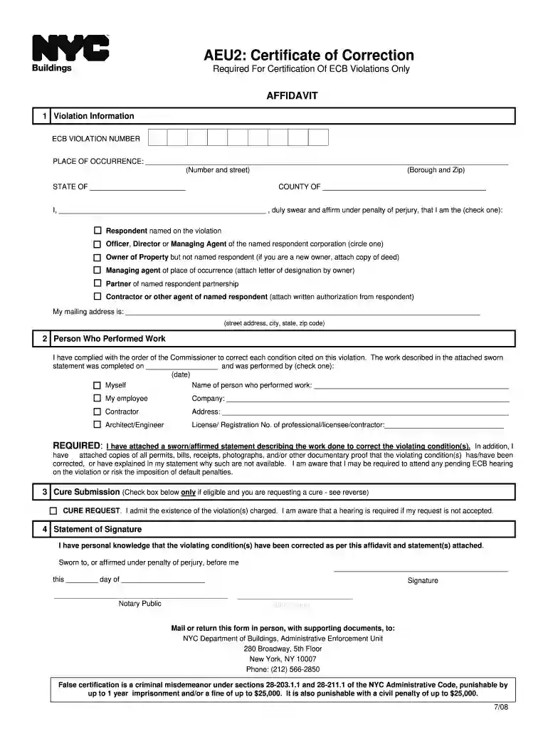 aeu2 form Preview on Page 1