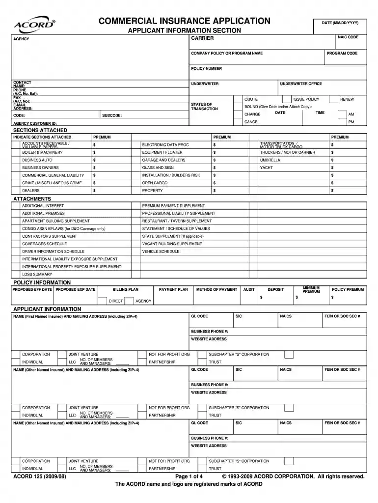 NAME (First Named Insured) AND MAILING ADDRESS (including ZIP+4) Preview on Page 1