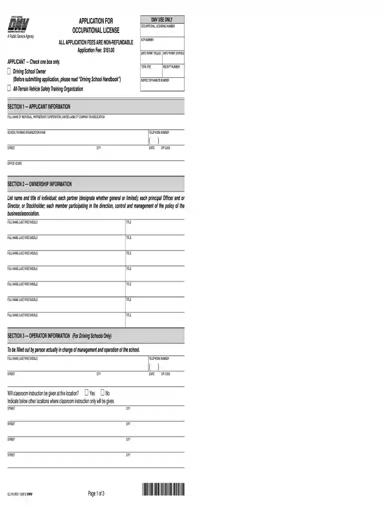 dmv form 262 pdf Preview on Page 1