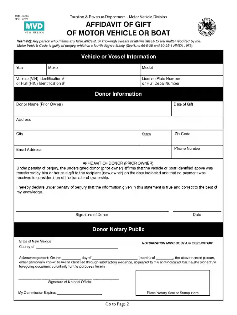 gift motor vehicle Preview on Page 1