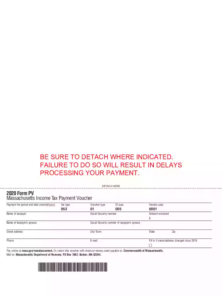 massachusetts estimated tax payment voucher 2024 Preview on Page 1