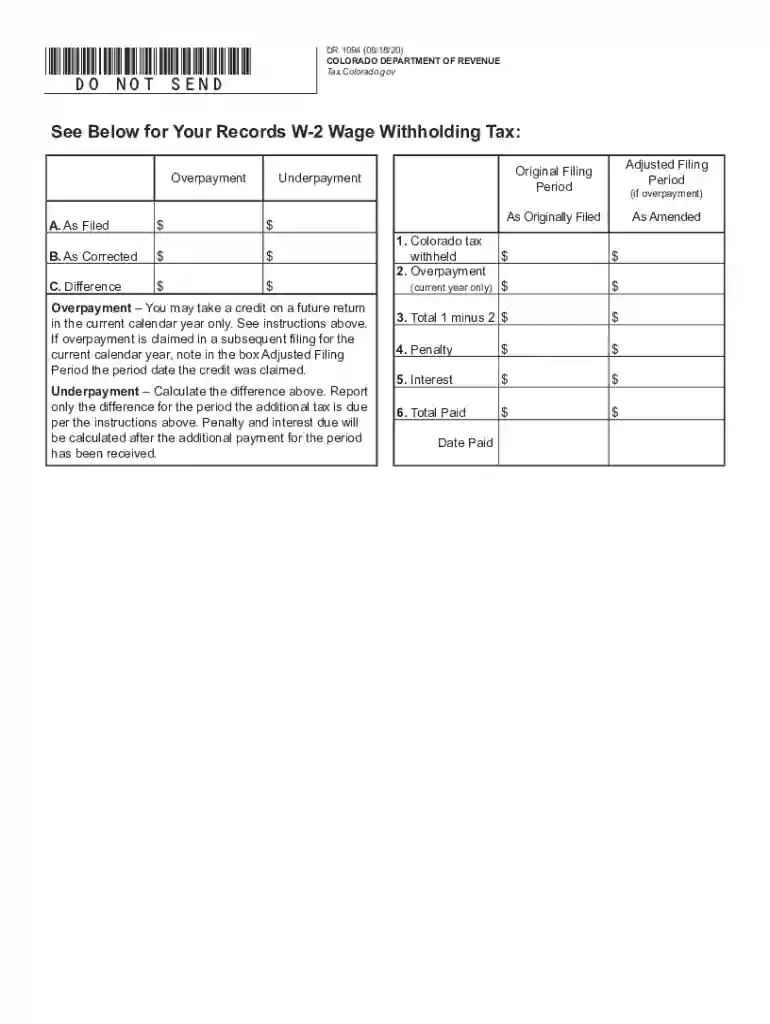 colorado wage tax Preview on Page 1