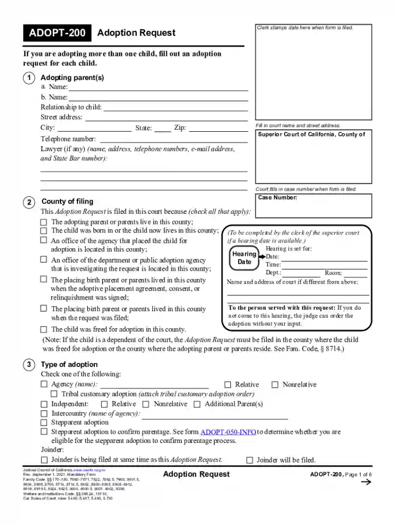 adoption papers Preview on Page 1