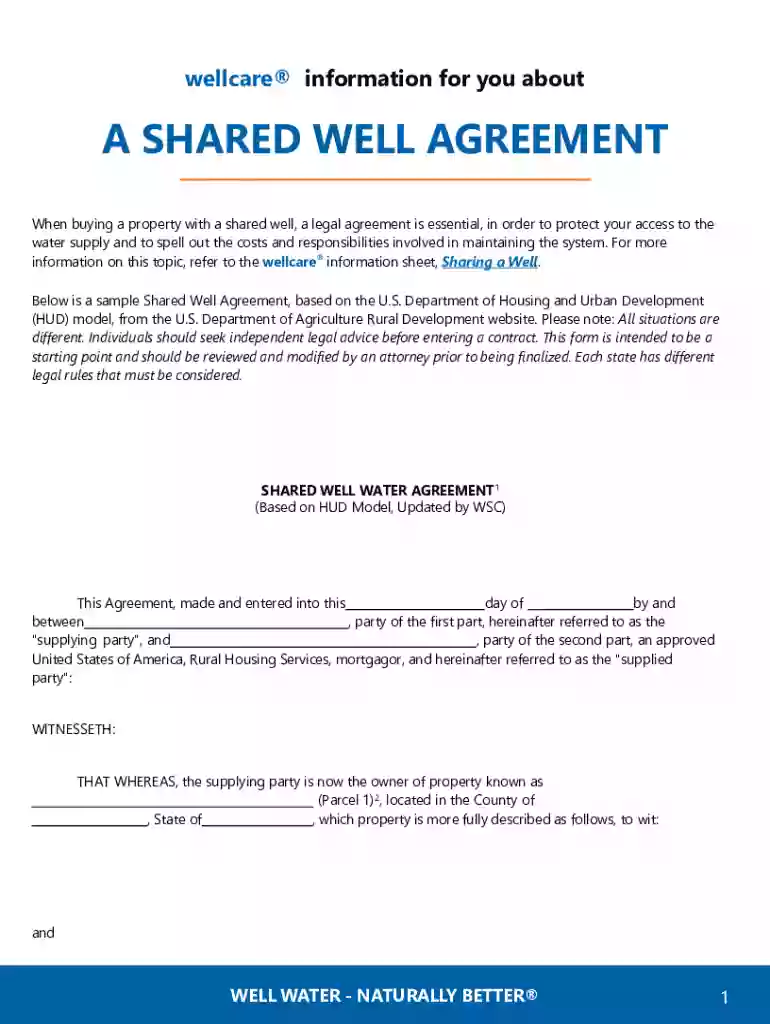 Buying a home with shared well--is this a bad thing? (lake Buying a home with shared well--is this a Preview on Page 1