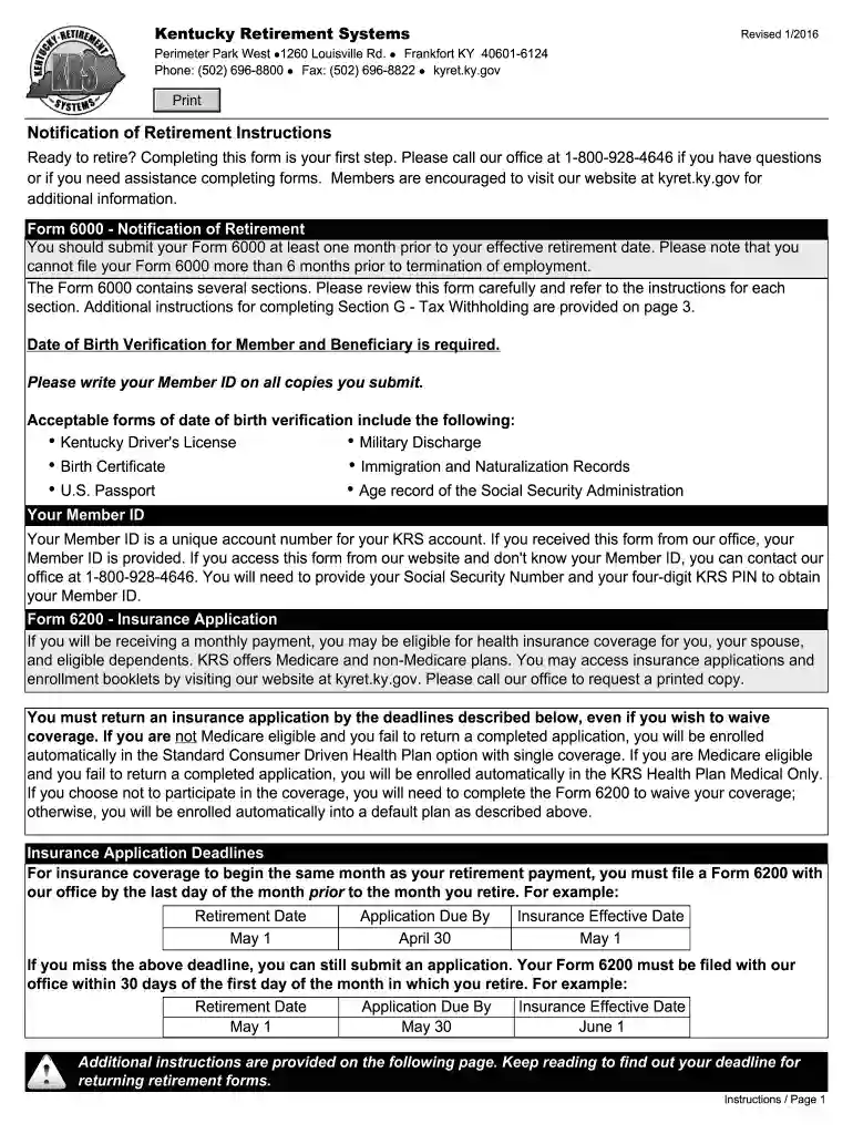 ky retirement tier 1 calculator Preview on Page 1