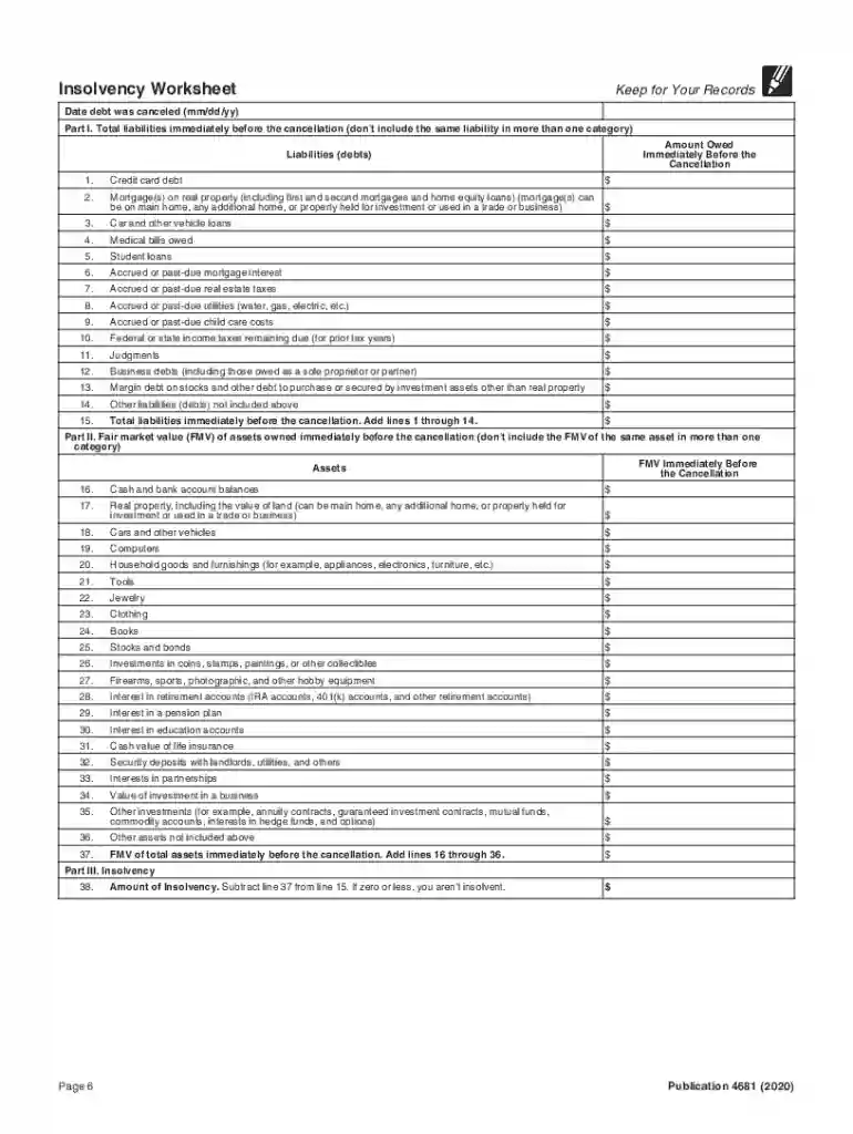 2020 irs debts Preview on Page 1
