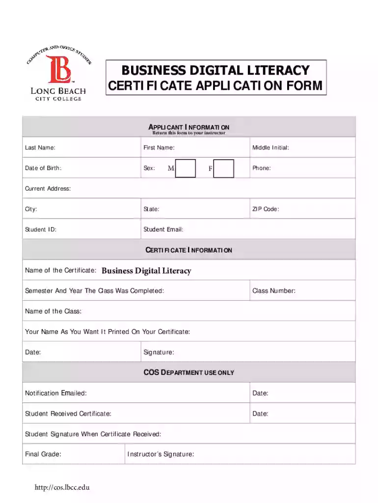 BUSINESS DIGITAL LITERACY Preview on Page 1
