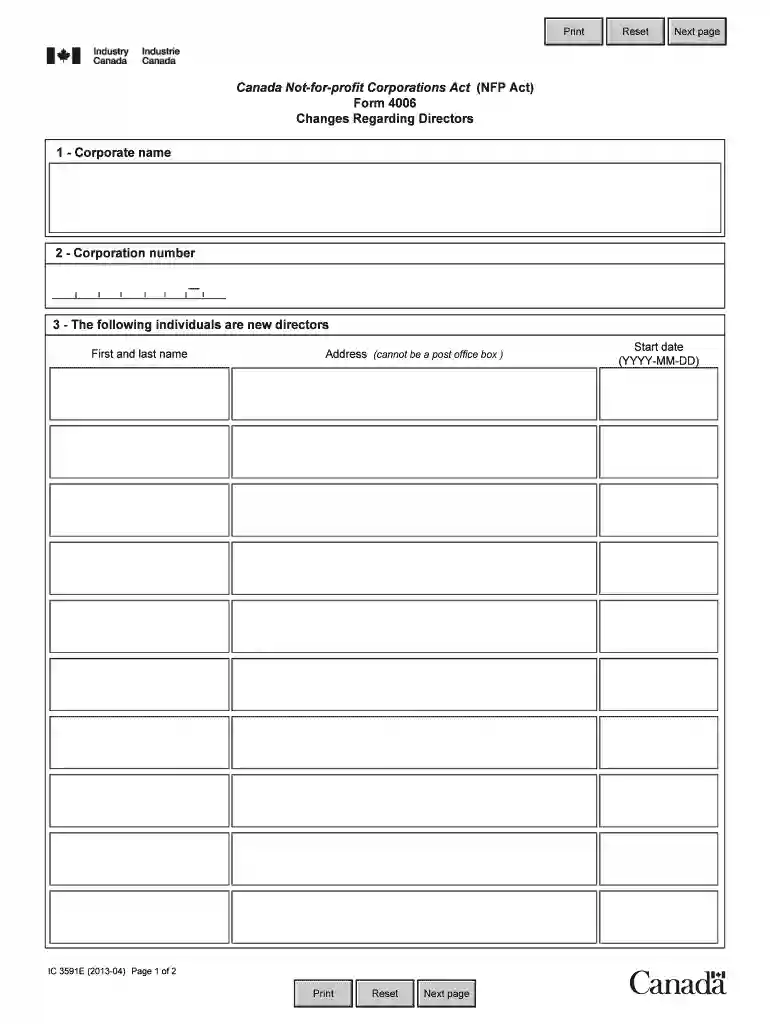 form 4006 Preview on Page 1